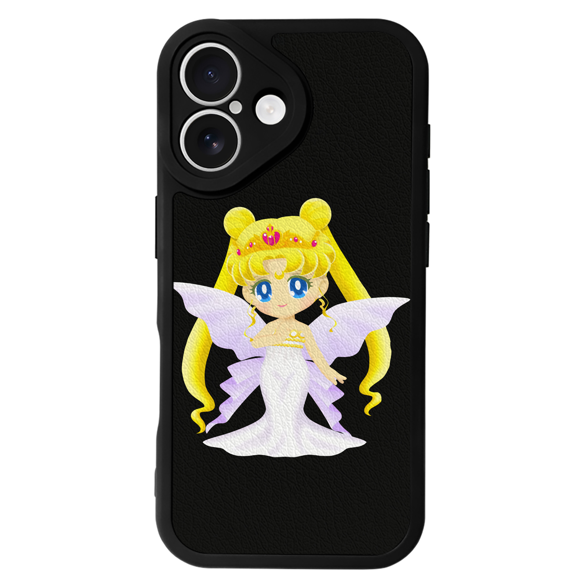 （画像用） 美少女戦士セーラームーン 愛野 美奈子 あいの みなこ Sailor Moon Aino Minako 【iPhone 16シリーズ対応】シリコンスマホケース（レザー調） 材質：シリコン